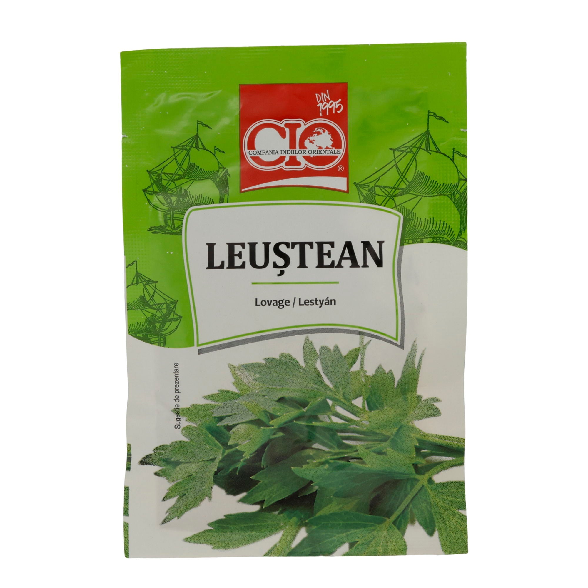 Getrocknete Kräuter Cio Leuștean (Lovage) | Kraut | Für aromatische Gerichte | 6 g CIO